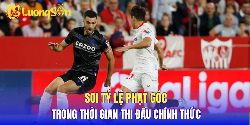 Soi tỷ lệ phạt góc trong thời gian thi đấu chính thức